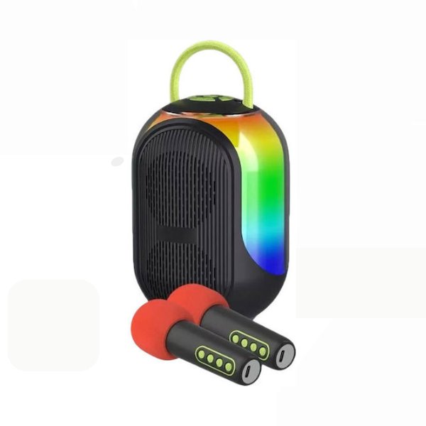 Andowl Karaoke System with Wireless Microphones