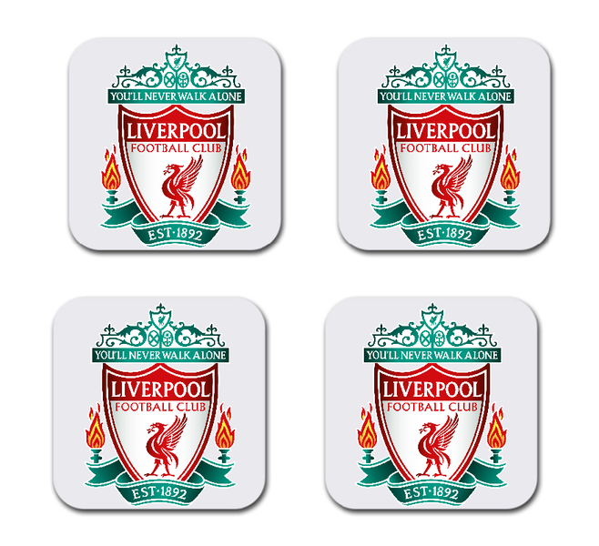 Liverpool FC Coasters - Set of 4 Wooden Coasters