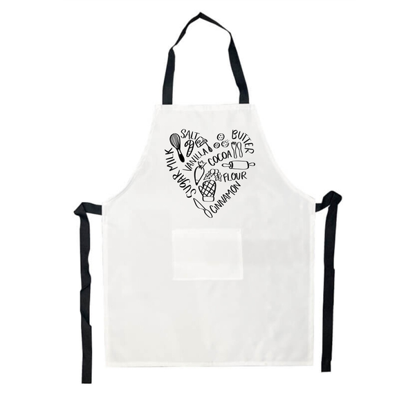 Heart baking Printed Aprons