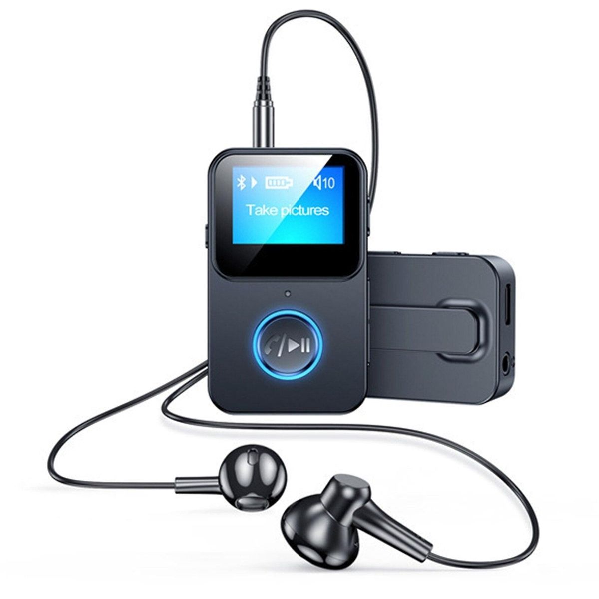 SnapBuy-Bluetooth Car Audio Receiver Mini C33 Bluetooth Mp3 Player Portable
