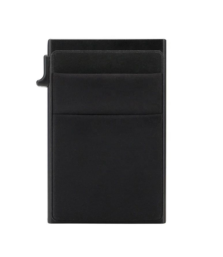 Pop-Up Card Wallet - Black