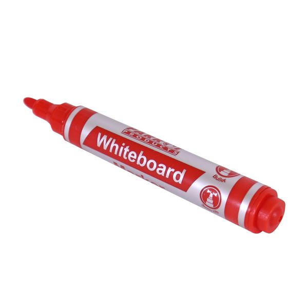 Whiteboard Markers (10 Markers - Bullet Tip - Red) Pack of 2