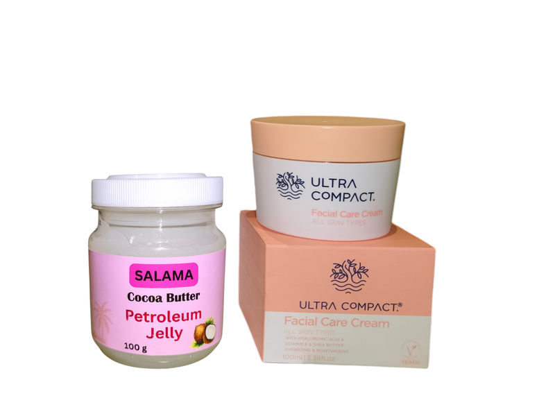 Facial Care Cream With Hyaluronic Acid &amp; Salama Petroleum Jelly