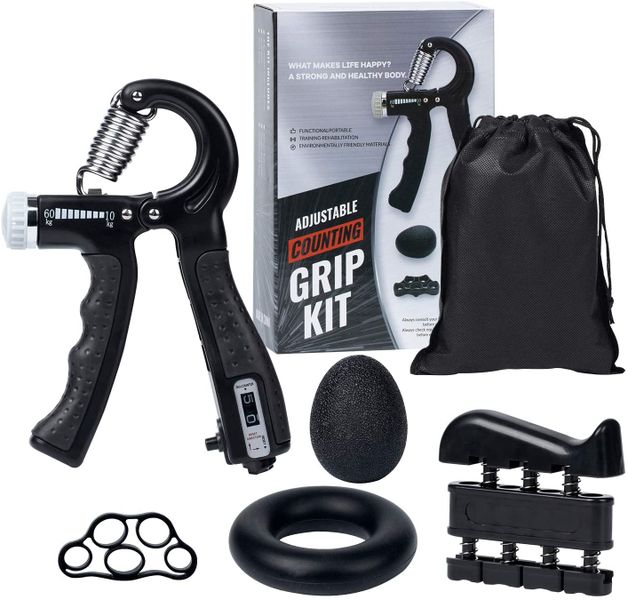 Grip Strength Trainer Workout Kit Grip Training Kit (5 Pack)