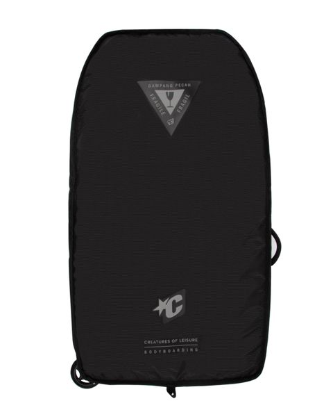 Creatures Bodyboard Quad Wheely Travel Bag : Black Silver