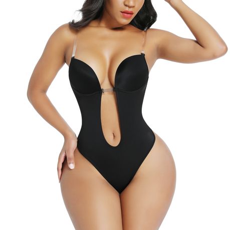 Back Low Thong Bodysuits Women Sexy Corsets Seamless Backless