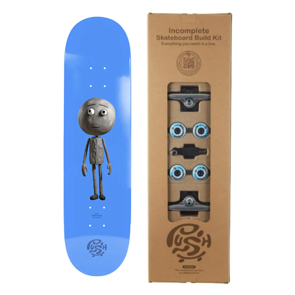 Push IN-Complete Skateboard - Concrete Guy - Blue - 7.75