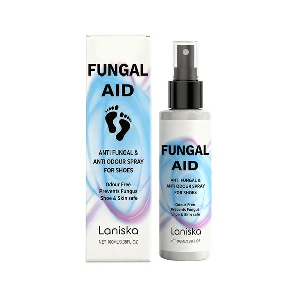 Shoe Anti-Fungal and Odour Spray, 100ml Safe for Shoes and Skin