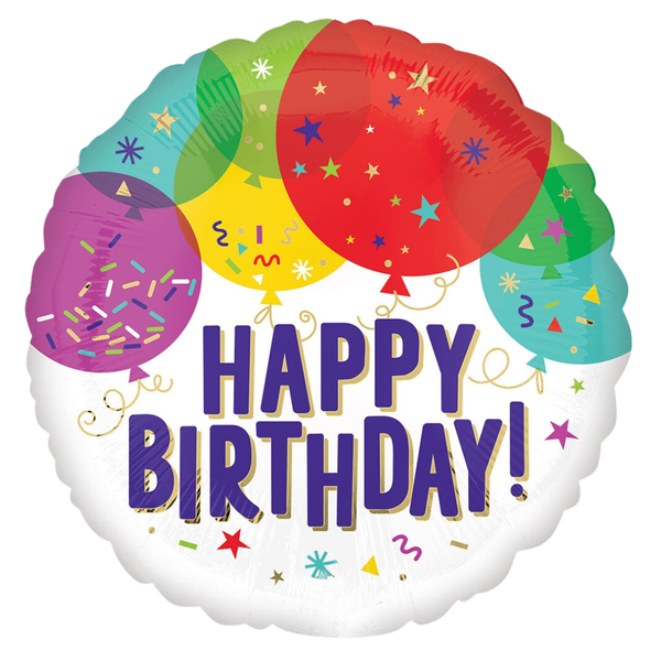 Foil Balloon Happy Birthday Balloons 18 inch