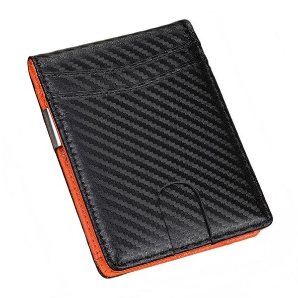 IPSTYLE Men Wallet Money Clip Anti-Theft Credit Card Holder