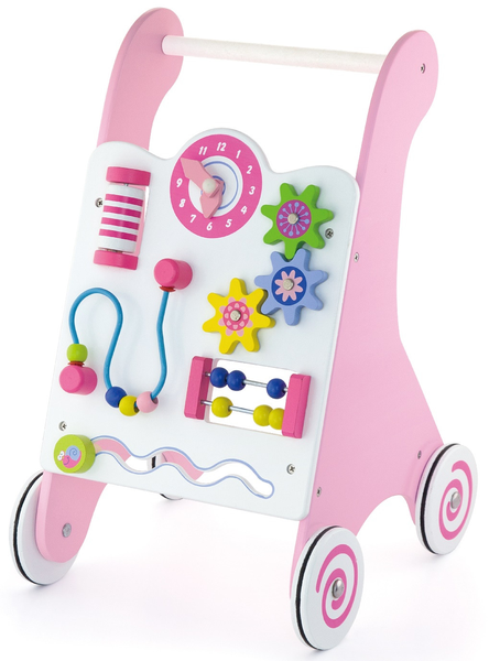 Viga Pink Baby Walker Activity Set