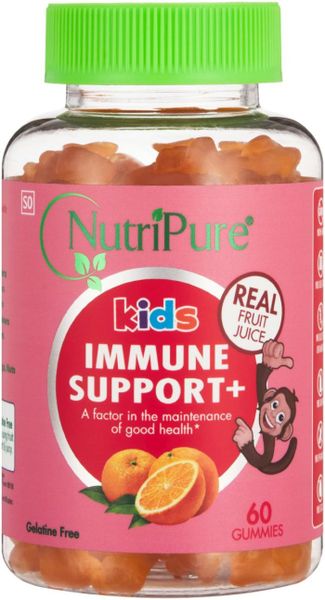 Nutripure Kids Immune Support Gummies with Vitamin C, B6 and B12 (60)
