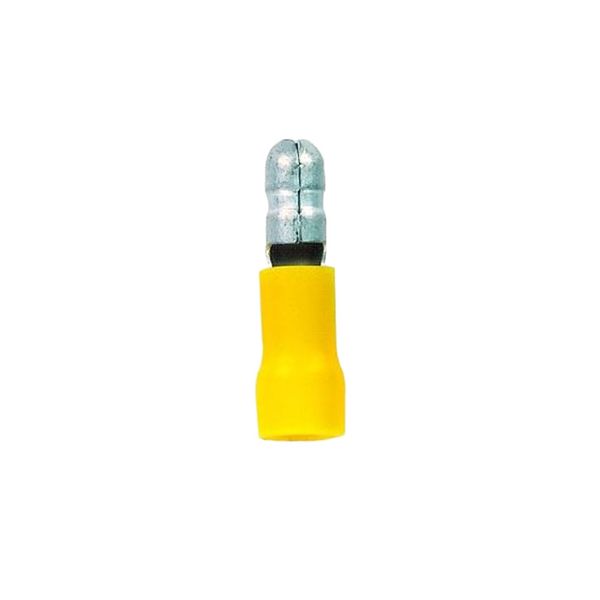 ACDC - 4-6mm Yellow Insulated Male Bullet Lug (Pack of 100)