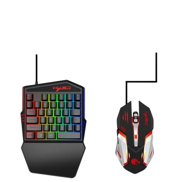 HXSJ Keyboard And Mouse Converter Set For Computer Tablet Wireless Gaming