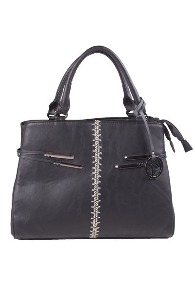 Medium Black Silver Handbag