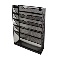 SDS M740 Wire Mesh Wall File Organizer Document Storage Compartments ...