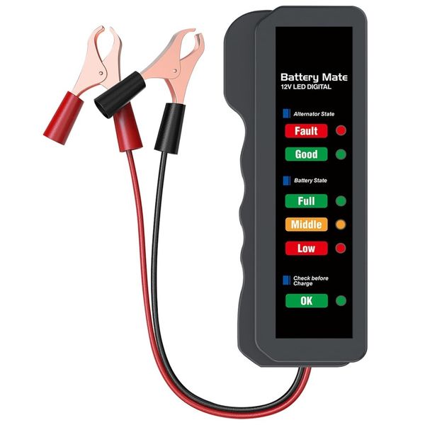 12V Car Battery Tester and Alternator Tester