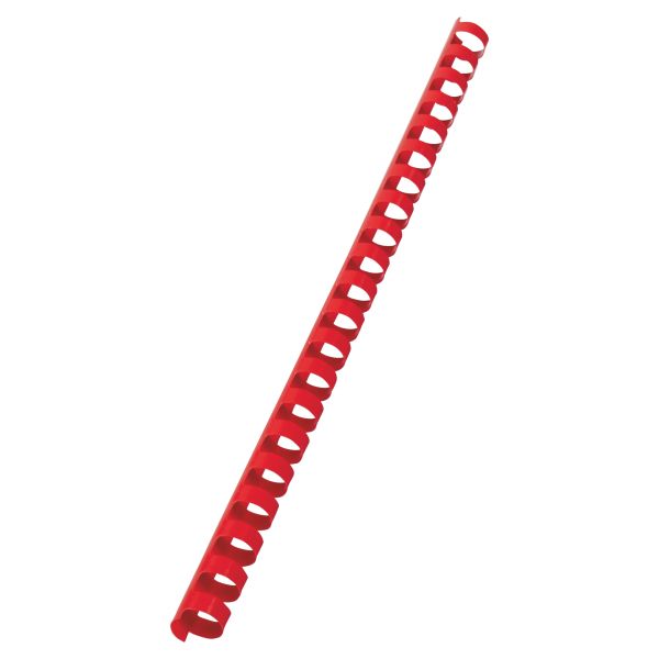 GBC 14mm 21 Loop PVC Binding Combs - Red (Pack of 100)