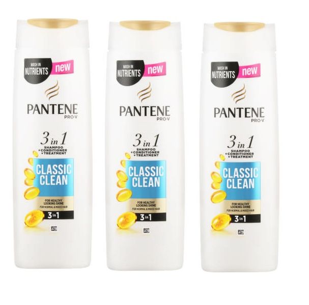 Pantene-Pro-V 3in1 Classic Clean Shampoo, Conditioner &amp; Treatment (3x360ml)