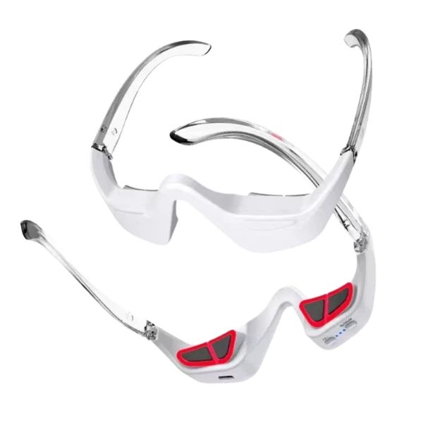Under Eye Red Light Therapy Mask with Massage, Portable