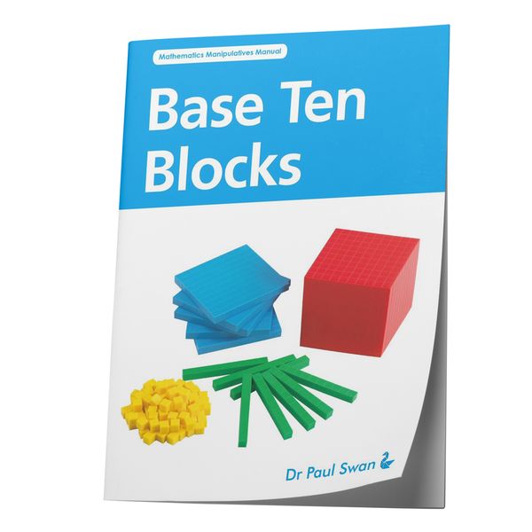 EDX Education Base Ten Blocks Activity Book