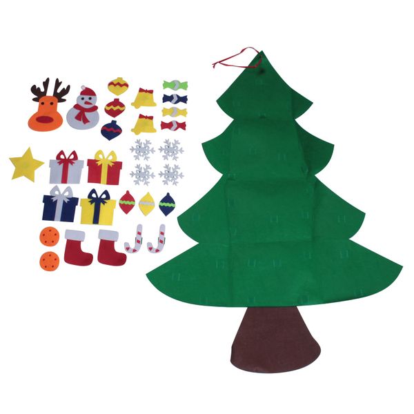 Felt Christmas Tree For Kids 3.2Ft With 30 Pcs Christmas Decorations