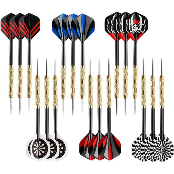 18 Pcs Darts Metal Tip Set Professional Stainless Steel Dart for Dartboard