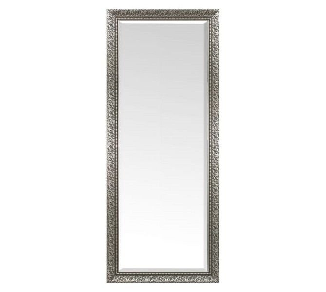 Paris Baroque Dress Mirror - Silver (617 x 1684mm)