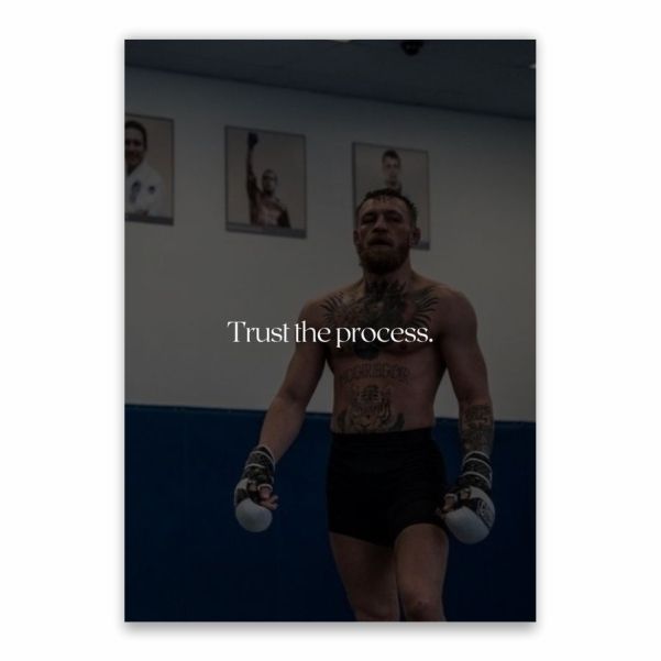 Trust The Process Mcgregor Poster A1 Shop Today Get It Tomorrow