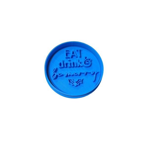 Hubbe Cookie Cutter - Eat Drink &amp; Be Merry
