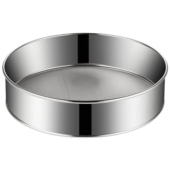 Stainless Steel Flour Sifter With Precision-Welded Fine Mesh - Silver