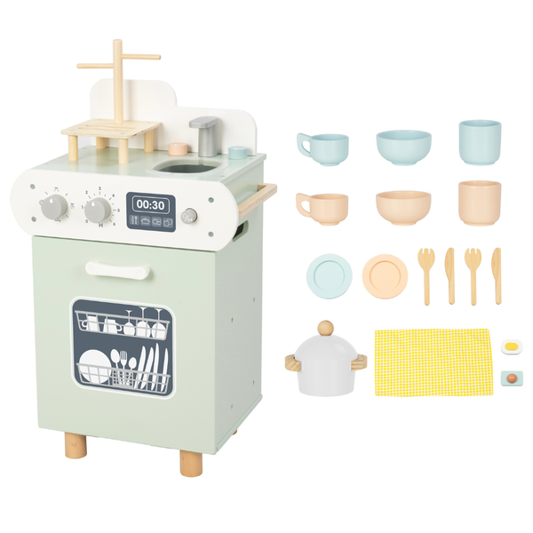 TookyToy - Pretend Play Dishwashing Machine Toy Set