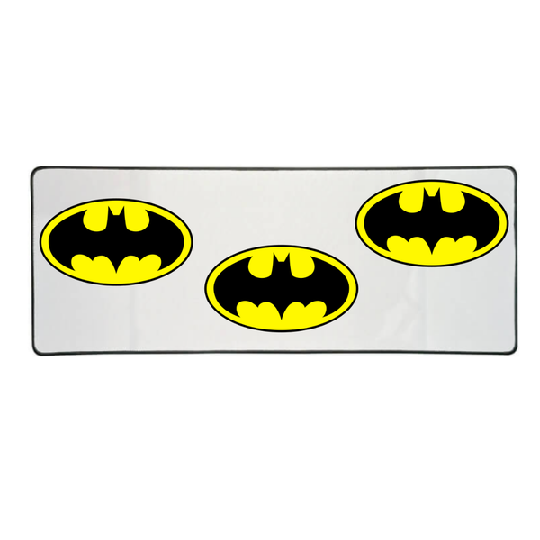 Katz Designs - Long Desk Mouse Pad - Bat Man