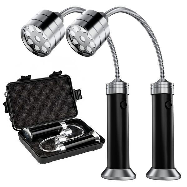 2pc LED Braai Lights LED Grill BBQ Light Grill BBQ Magnetic Base Lamp