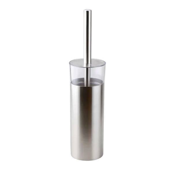 Mia Toilet Brush Holder Transparent and Brushed