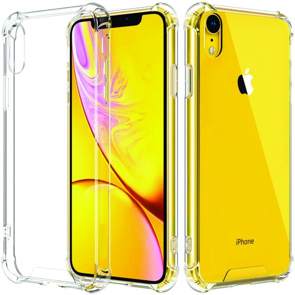 Shockproof TPU Clear Pouch Gel Case for iPhone XR