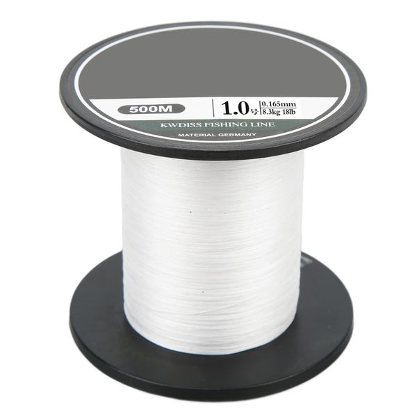 500m 8-Strand PE Braided Line (1.0 White)