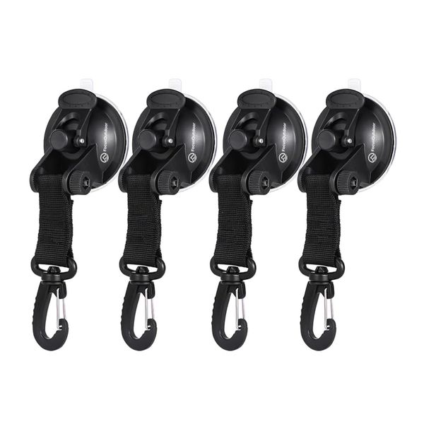 FocusOutdoor Strong Suction Cups Hook Mount with Clamp Lock