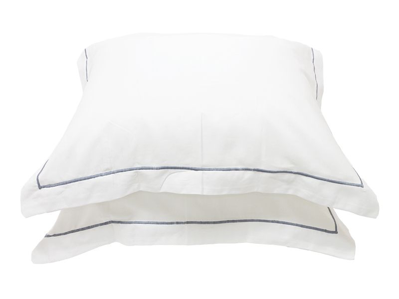 Premium Collection - Oxford Satin Stitch Pillow Cover Set - 06-Piece Set