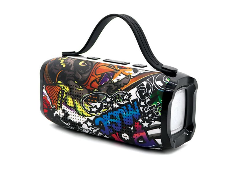 Everlotus Bluetooth Speaker MP-C2M (Graffiti Black)