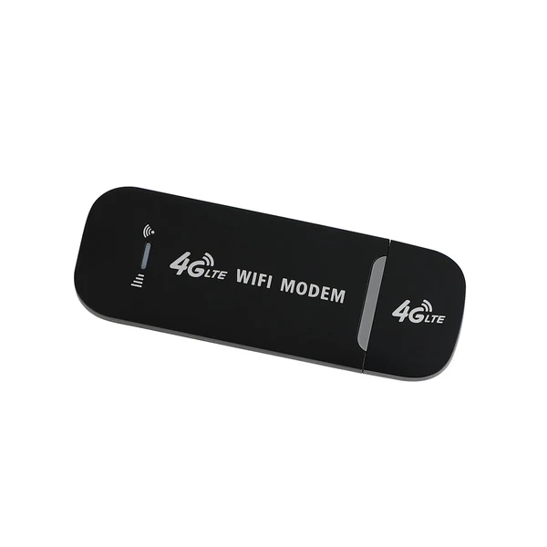 3-in-1 LTE/4G Portable USB Modem with Wi-Fi Hotspot By (GC) Black