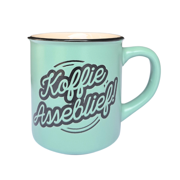 Manly/Just For Her Mug - Koffie Asseblief - Aqua