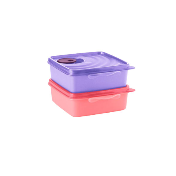Tupperware Crystal Wave Snack Box Set - 800ml - Pack of 2