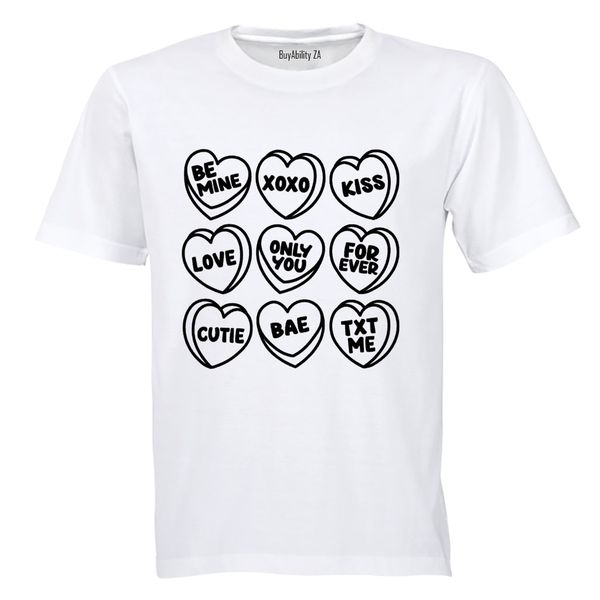 Valentine Messages - Kids T-Shirt