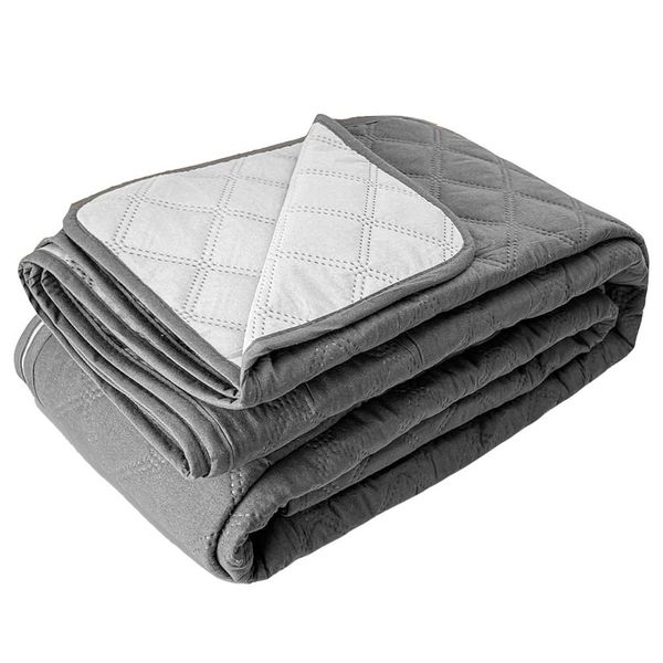 Pet Protective Fur Resistant Waterproof Dog Bed Blanket Cover - Grey