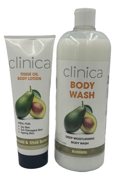 Clinica Avocado Body Lotion &amp; Body Wash