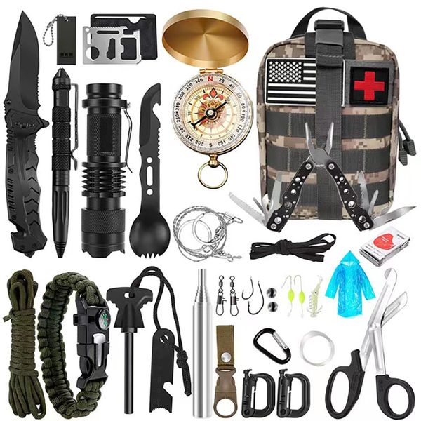 Tactical Survival Multi-Function Kit - Set of 21-008-ACU- Grey