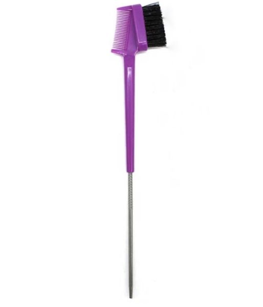 Edge Control Brush 3-IN-1 (Brush - Comb - Pintail) - Black