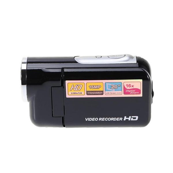 16MP Digital Camera with 2.0" LCD &amp; 16X Zoom - Black