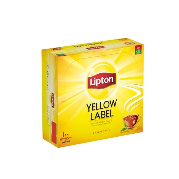 Lipton Tagged Tea Bags Black - 1 x 100's